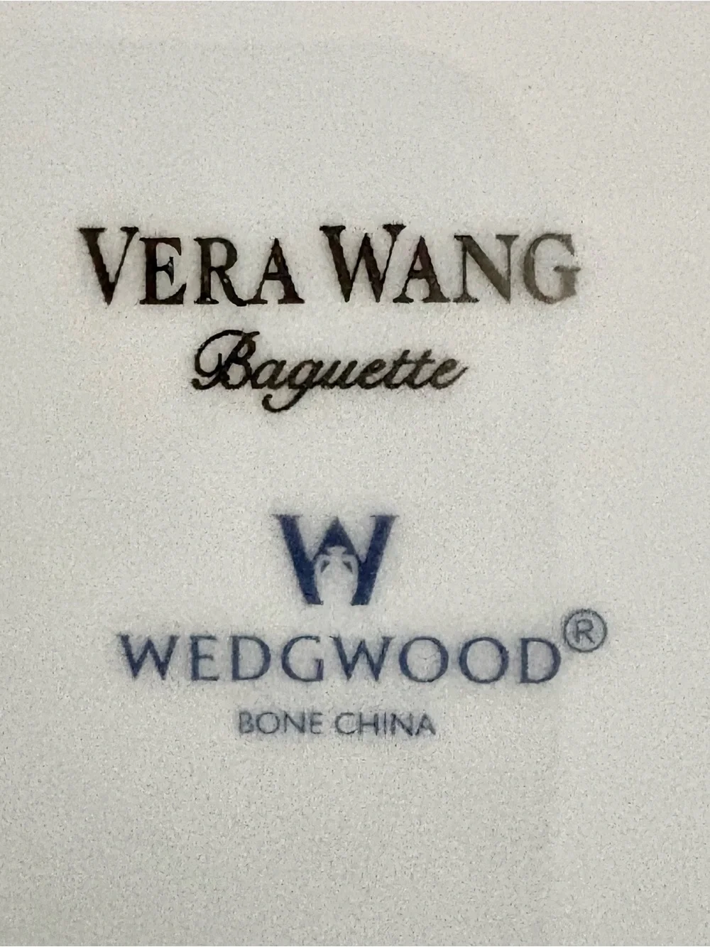 Vera Wang Wedgewood 5 piece Place setting BAGUETTE China Brand NEW